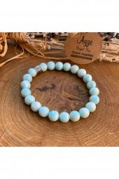 Gümüş Malzemeli Larimar Bileklik - 1
