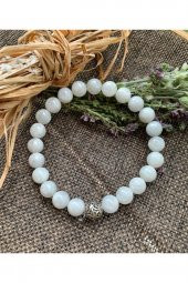 Gümüş Malzemeli Aytaşı Bileklik - 1