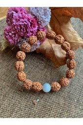 Rudraksha Tohumu Aytaşı Bileklik - 1
