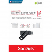 SanDisk Ultra Dual Drive Go 128GB Type-C USB 3.1 Flash Bellek SDDDC3-128G-G46 - 6