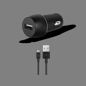 Ttec SmartCharger 2.1A Araç Şarj Aleti ve Type-C Kablo Siyah - 2CKS20CS - 1
