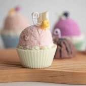 Renkli Silikon Yeniden Kullanılabilir Cupcake Muffin Kabı - 4