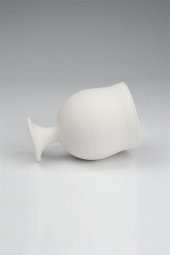 Klasik Kadeh - Seramik Bisküvi (Ham Ürün) | Boyanabilir Obje thumbnail 2