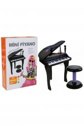 Vardem SM-88022 Kutuda 37 Tuşlu Mini Piyano Mikrofon ve Tabureli - 1