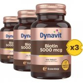 Dynavit Biotin 5000 mcg 100 Tablet 3 Adet - 1