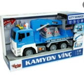 Vardem WY833A/B Sürtmeli  Sesli Işıklı Kamyon Vinç - 1