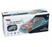 Vardem Müzkli Işıklı Şeffaf Araba M66107 - 1