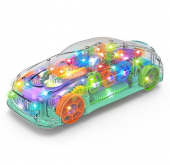 Vardem Müzkli Işıklı Şeffaf Araba M66107 - 2