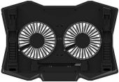 Rampage AD-RC9 TORNADO Siyah 115 -115 -15mm (2 adet)Fanlı 10''-18'' RGB Işıklı Notebook Soğutucu - 4