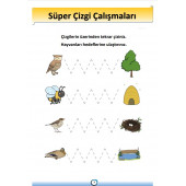 Okul Öncesi Süper Çizgi Çalışması Kitabı - 2