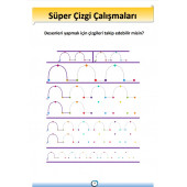 Okul Öncesi Süper Çizgi Çalışması Kitabı - 3