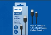 Philips Dlc3541 Usb-c Hızlı Şarj Ve Data Kablosu 1.2m thumbnail 2
