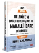 Data Yayınları 2024 Belediye ve Bağlı Kuruluşları İle Mahalli İdare Birlikleri 3. Grup Konu Anlatımlı thumbnail 1