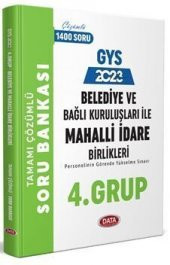 Data Yayınları 2023 Belediye ve Bağlı Kuruluşları İle Mahalli İdare Birlikleri 4. Grup Soru Bankası - 2