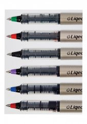 Siyah Pilot Kalem Super Point 0.7 3 Adet Siyah Roller Pilot Kalem 0,7 Mürekkepli Dolma Kalem - 3