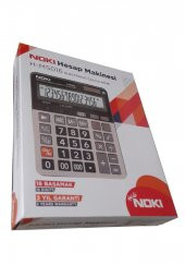 Hesap Makinesi Siyah H-MS016 Noki 16x21 cm 1 Adet 16 Haneli Orta Boy Okul Ofis Büro Hesap Makinası - 2