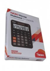 Hesap Makinesi Siyah H-CN008 Noki 10.5x15 cm 1 Adet 12 Haneli Orta Boy Okul Ofis Büro Hesap Makinası - 2
