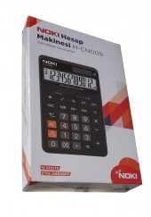 Hesap Makinesi Siyah H-CN009 Noki 11.5x18 cm 1 Adet 12 Haneli Orta Boy Okul Ofis Büro Hesap Makinası - 2
