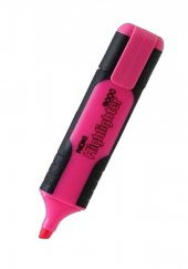 Fosforlu İşaret Kalemi Pembe Doldurulabilir 2 Adet ve Mürekkebi 30ml 1 Adet Fosforlu Neon Kalem - 2