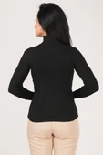 Kadın Yarım Balıkçı Triko Body Siyah - 5