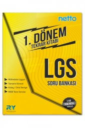 NETTO LGS 8. Sınıf Soru Bankası Tüm Dersler 1. Dönem Tekrar Kitabı Referans Yayınları - 1