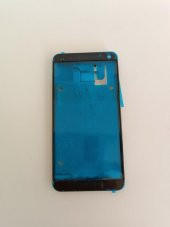 HTC One M7 Orta Kasa Ön Kapak Siyah - 4