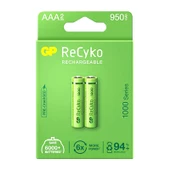 GP RECYKO 950 MAH R03 AAA ŞARJLI 2Lİ PİL GP100AAAHCE-2EB2 (GPRHC103E000) - 1