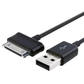 POWERMASTER SAMSUNG TABLET DATA KABLOSU USB TO SAMSUNG 1 METRE SİYAH KABLO - 1
