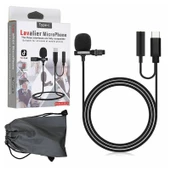 POWERMASTER JH-042-A TYPE-C GİRİŞLİ VE KULAKLIK GİRİŞLİ YOUTUBER YAKA MİKROFONU - 3
