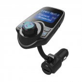HELLO T10 LED EKRANLI USB/AUX/SD/BLUETOOTH DESTEKLİ 2.1 AMPER FM TRANSMITTER - 1