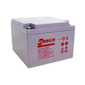 ORBUS 12 VOLT - 28 AMPER YATIK TİP ENGELLİ ARAÇ AKÜSÜ (177 X 166 X 126 MM) - 1