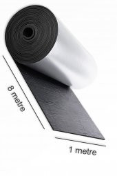 Kalorifer Petek Arkalığı 8metre x 1metre Rulo Isı Yalıtım Levhası Radyatör Arkası Polietilen Plaka - 1