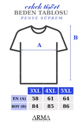 Erkek Büyük Beden Tişört Gri Sıfır Yaka %100 Pamuk - 2