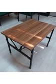 adımshops Orta Sehpa,70x50cm Bahçe, Balkon,cafe,teras,çay Seti,ofis Takımı Için Orta Sehpa - 1