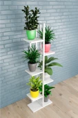 adımshops 6 Bölmeli Çiçeklik,saksılık,salon Dekor,balkon Dekor,dekoratif - 1