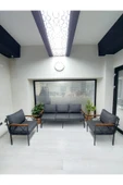 adımshops Safir Balkon-bahçe-kafe Çay Seti Koltuk Oturma Takımı-oturma Grubu - 1