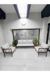 adımshops Balkon-bahçe-kafe Çay Seti Koltuk Oturma Takımı-oturma Grubu - 1
