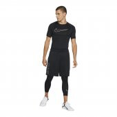 Nike Pro Dri-Fit Tight-Fit Short-Sleeve Siyah Renk Erkek Tişört - 1