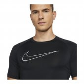 Nike Pro Dri-Fit Tight-Fit Short-Sleeve Siyah Renk Erkek Tişört - 2