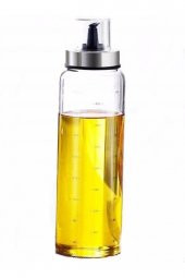 Trouvaille Damlatmaz Cam Yağdanlık 450 ml Akıllı Damlatmaz Yağdanlık, Sirkelik Borosilikat Cam Yağdanlık - 3