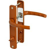 Aletçantam Pvc Banyo Wc Kapı Kolu Pimapen (Metal)- Altınmeşe Kahve - 1