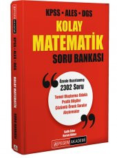 Pegem KPSS ALES DGS Kolay Matematik Soru Bankası Çözümlü - 1
