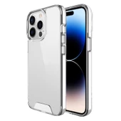 Smcase iPhone 14 Pro Max Kılıf Transparent Acrylic TPU Gard Sert Kapak thumbnail 1