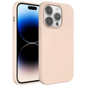 Smcase iPhone 14 Pro Max Kılıf Liquid Silinebilir Leke Tutmaz Kivi Lansman Silikon - 6