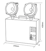 Arsel Versalite Inox VSI-2201-LED Acil Aydınlatma Armatürü Kesintide 60Dak. Yanan 2x20 Watt thumbnail 3