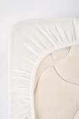 Limon Soft Kapitone Fitted Full Kenar Su Sıvı Geçirmez Yatak Koruyucu Alez Çarşaf Beyaz  100x200 - 2