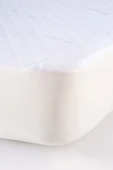 Limon Soft Kapitone Fitted Full Kenar Su Sıvı Geçirmez Yatak Koruyucu Alez Çarşaf Beyaz  100x200 - 5