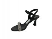 Zerhan C1027 Kadın Siyah Taşlı Bantlı Topuklu Abiye Ayakkabı - 3