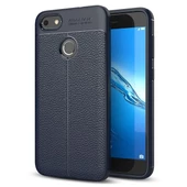 Smcase Huawei P9 Lite Mini Deri Dokulu Silikon Kılıf - 4