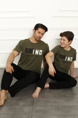 Baba Oğul Kombin Pamuk Pijama Takımı- TEK ADET- Kısa Kollu Erkek Pijama Takımı - 11